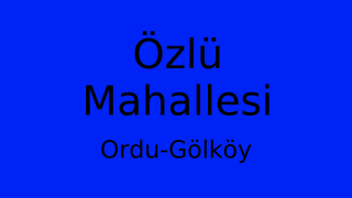 Özlü Mahallesi Thumbnail