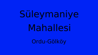 Süleymaniye Mahallesi Thumbnail