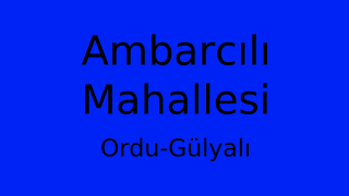 Ambarcılı Mahallesi Thumbnail
