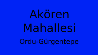 Akören Mahallesi Thumbnail