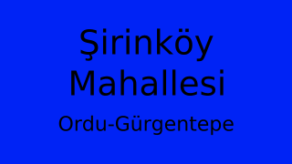 Şirinköy Mahallesi Thumbnail