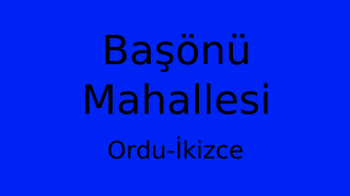 Başönü Mahallesi Thumbnail