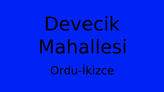Devecik Mahallesi Thumbnail