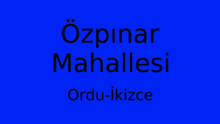 Özpınar Mahallesi Thumbnail