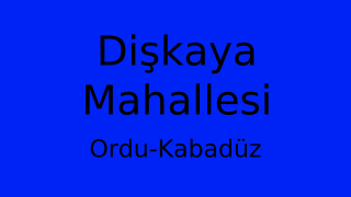 Dişkaya Mahallesi Thumbnail