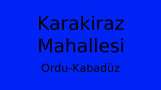 Karakiraz Mahallesi Thumbnail