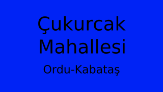 Çukurcak Mahallesi Thumbnail