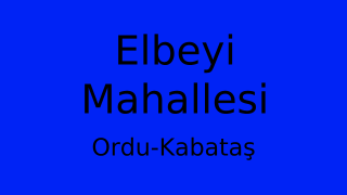 Elbeyi Mahallesi Thumbnail