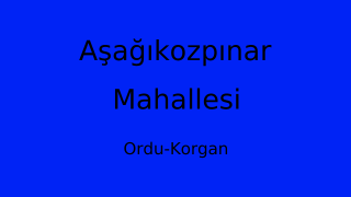 Aşağıkozpınar Mahallesi Thumbnail