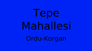Tepe Mahallesi Thumbnail