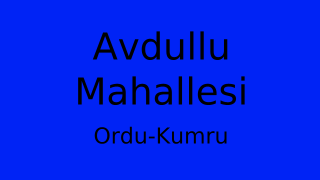 Avdullu Mahallesi Thumbnail