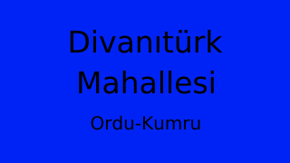 Divanıtürk Mahallesi Thumbnail