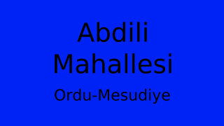 Abdili Mahallesi Thumbnail