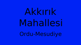 Akkırık Mahallesi Thumbnail