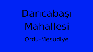Darıcabaşı Mahallesi Thumbnail