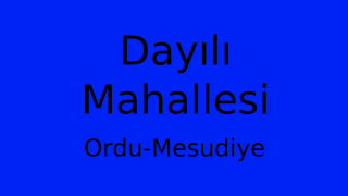 Dayılı Mahallesi Thumbnail