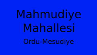 Mahmudiye Mahallesi Thumbnail