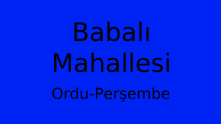 Babalı Mahallesi Thumbnail