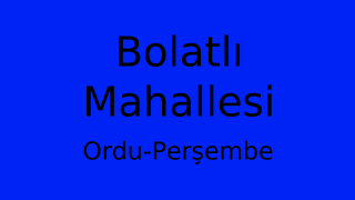 Bolatlı Mahallesi Thumbnail