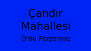 Çandır Mahallesi Thumbnail