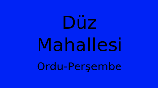 Düz Mahallesi Thumbnail