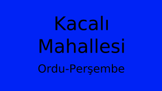 Kacalı Mahallesi Thumbnail