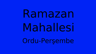 Ramazan Mahallesi Thumbnail