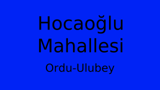 Hocaoğlu Mahallesi Thumbnail