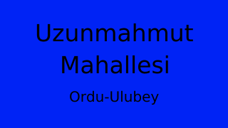 Uzunmahmut Mahallesi Thumbnail