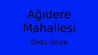 Ağıdere Mahallesi Thumbnail