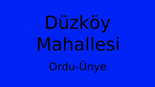 Düzköy Mahallesi Thumbnail