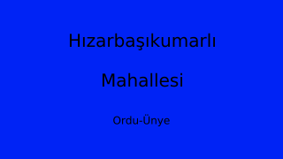 Hızarbaşıkumarlı Mahallesi Thumbnail