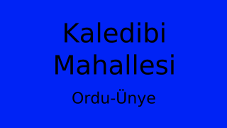 Kaledibi Mahallesi Thumbnail