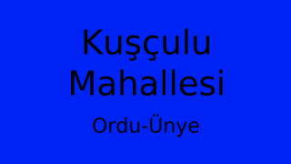 Kuşçulu Mahallesi Thumbnail
