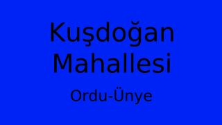 Kuşdoğan Mahallesi Thumbnail