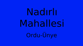Nadırlı Mahallesi Thumbnail