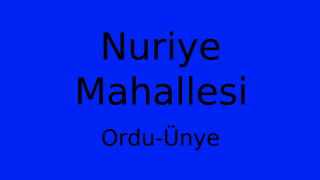 Nuriye Mahallesi Thumbnail