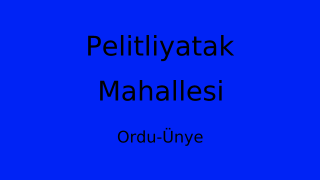 Pelitliyatak Mahallesi Thumbnail