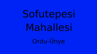 Sofutepesi Mahallesi Thumbnail