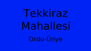 Tekkiraz Mahallesi Thumbnail