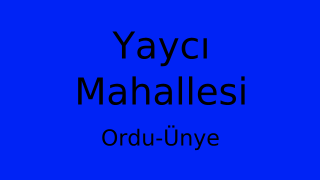 Yaycı Mahallesi Thumbnail