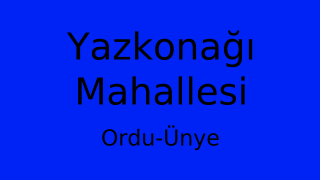 Yazkonağı Mahallesi Thumbnail
