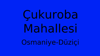 Çukuroba Mahallesi Thumbnail