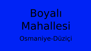 Boyalı Mahallesi Thumbnail