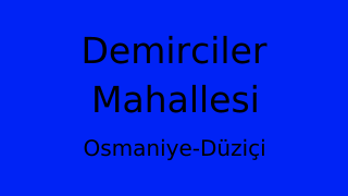 Demirciler Mahallesi Thumbnail