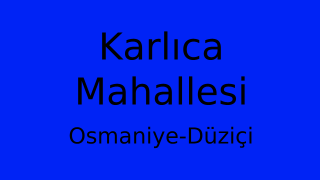 Karlıca Mahallesi Thumbnail