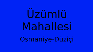 Üzümlü Mahallesi Thumbnail