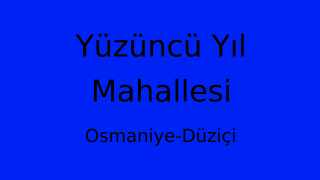 Yüzüncü Yıl Mahallesi Thumbnail