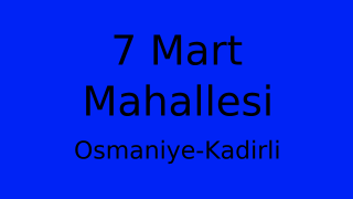 7 Mart Mahallesi Thumbnail