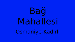 Bağ Mahallesi Thumbnail